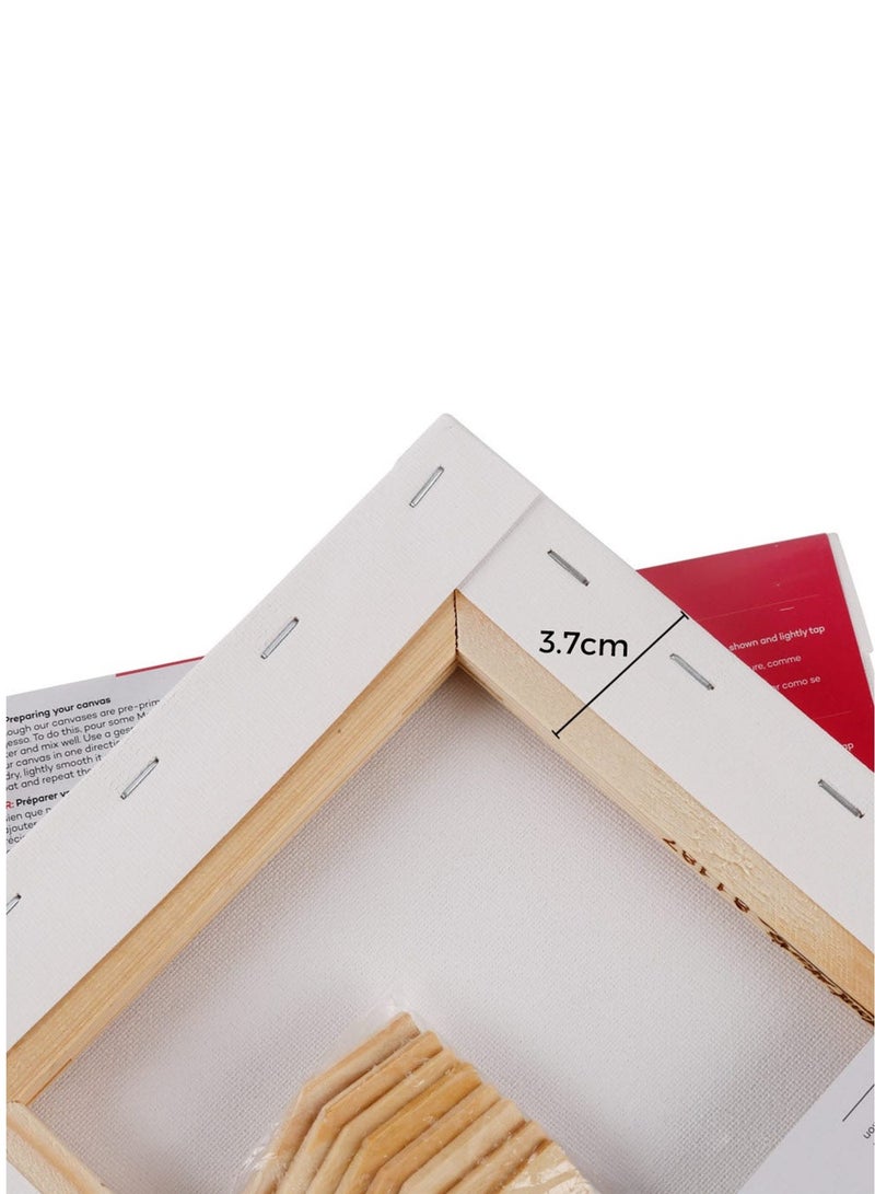 Mont Marte 20X25cm Size Stretched Cotton Canvas 280gsm Thickness - Image 3