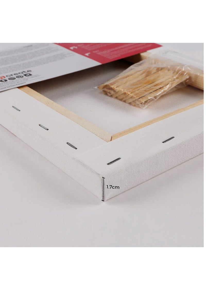 Mont Marte 20X25cm Size Stretched Cotton Canvas 280gsm Thickness - Image 4