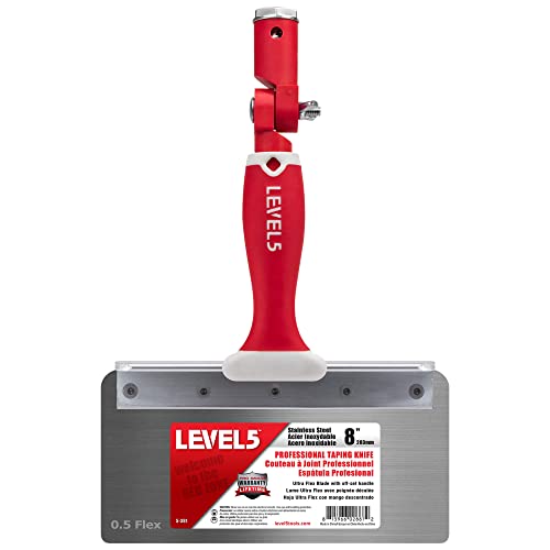 Level-5 LEVEL5 8" Offset Knife, 0.5mm Stainless Steel FLEX Blade | Soft-Grip Handle | 5-381 - Image 5