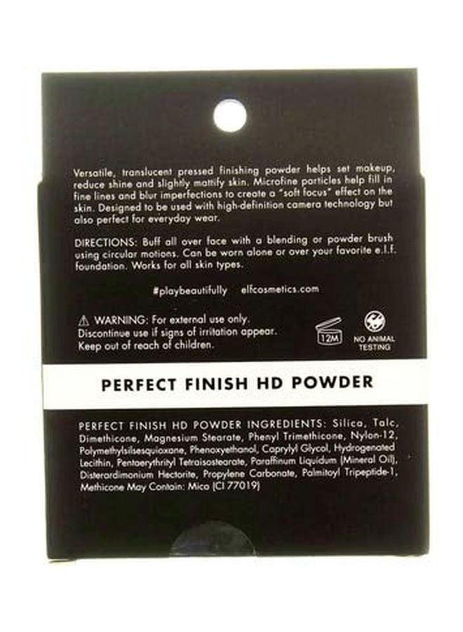 E.L.F. Perfect Finish Hd Powder - White