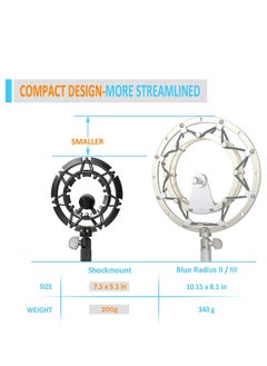 MV7 Shock Mount, Reduces Vibration Noise, Professional Shockmount, Matching Mic Boom Arm Stand, Compact Design, Boom Arm Capability, More Streamlined Design Compatible for Shure MV7 Mic - pzsku/ZC67AEA9328F279E13B27Z/45/_/1698646141/e496ec59-21cb-4e95-add7-a7628e29cce3