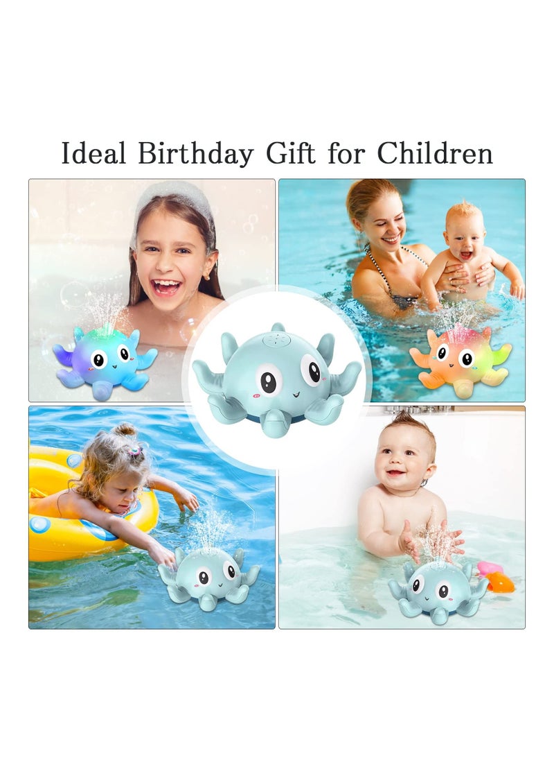 Generic - Baby Bath Toy With Light, Octopus Bath Toy Automatic Induction Spray Water Toy, Gifts for Children and Toddlers - Image 1