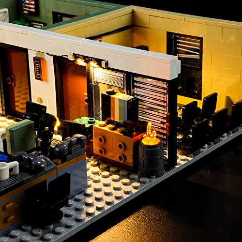 BRIKSMAX Led Lighting Kit for LEGO-21336 The Office - Compatible with Lego Ideas Building Blocks Model- Not Include Lego Set - Image 4