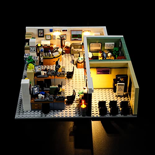 BRIKSMAX Led Lighting Kit for LEGO-21336 The Office - Compatible with Lego Ideas Building Blocks Model- Not Include Lego Set - Image 3