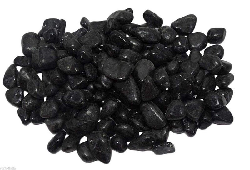 Creative Farmer 10Kg Black Polished Stone Natural Marble Tumble for Indoor Outdoor Use 10Kg M - Image 2