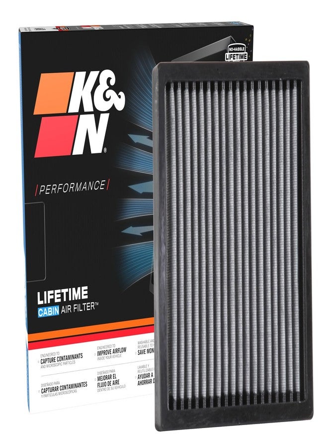 K&N LIFETIME Cabin Air Filter: Premium, Washable, Clean Air for your Cabin: Compatible with 2014-2109 KIA: Soul, VF1017 - Image 1