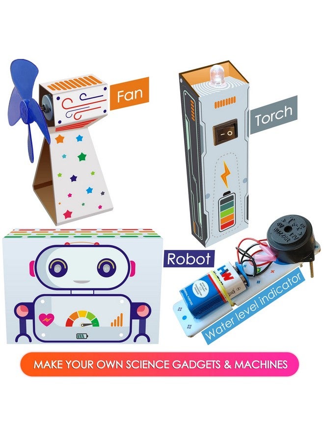 Kit4Curious 140 Experiments Science Projects Diy Gadgets Toy Educational Learning Kit - 140 Items In 1 Kit - Solar Energy, Steam Activities, Smart Gift For Boys & Girls - Image 3
