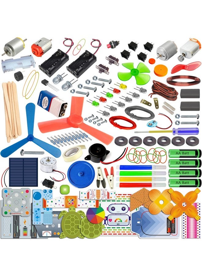 Kit4Curious 140 Experiments Science Projects Diy Gadgets Toy Educational Learning Kit - 140 Items In 1 Kit - Solar Energy, Steam Activities, Smart Gift For Boys & Girls - Image 1
