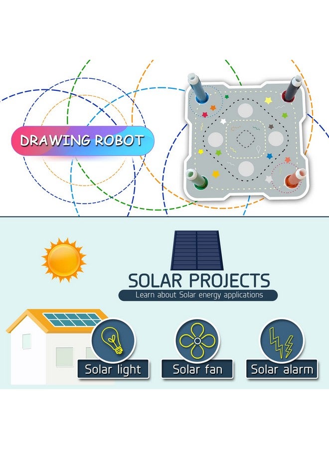 Kit4Curious 140 Experiments Science Projects Diy Gadgets Toy Educational Learning Kit - 140 Items In 1 Kit - Solar Energy, Steam Activities, Smart Gift For Boys & Girls - Image 5