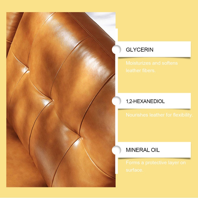 Brunizo Multifunctional Saddle Leather Soap For Home Use, Multi-Purpose Sofa And Seat Leather Shine Care And Maintenance - Image 5