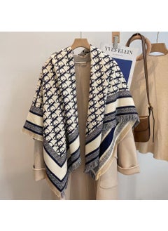 European Style Cashmere-Like Scarf Elegant Shawl DY1422-Grey