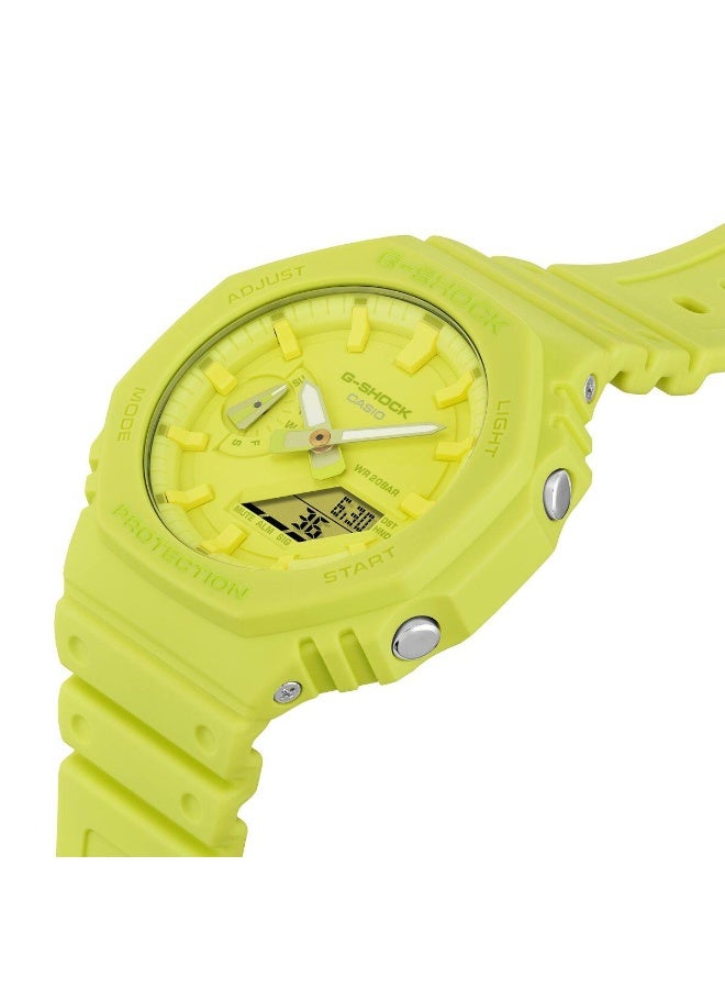 G-SHOCK Casio G-Shock GA2100-9A9 Analog Digital Yellow Watch - Image 3