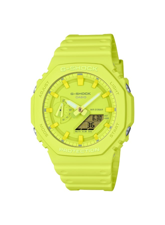 G-SHOCK Casio G-Shock GA2100-9A9 Analog Digital Yellow Watch - Image 2