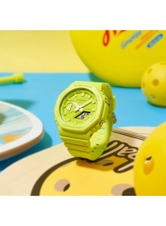 G-SHOCK Casio G-Shock GA2100-9A9 Analog Digital Yellow Watch - Image 5