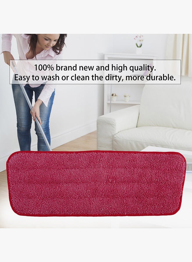 Microfiber Dust Cleaning Mop Red - Image 3