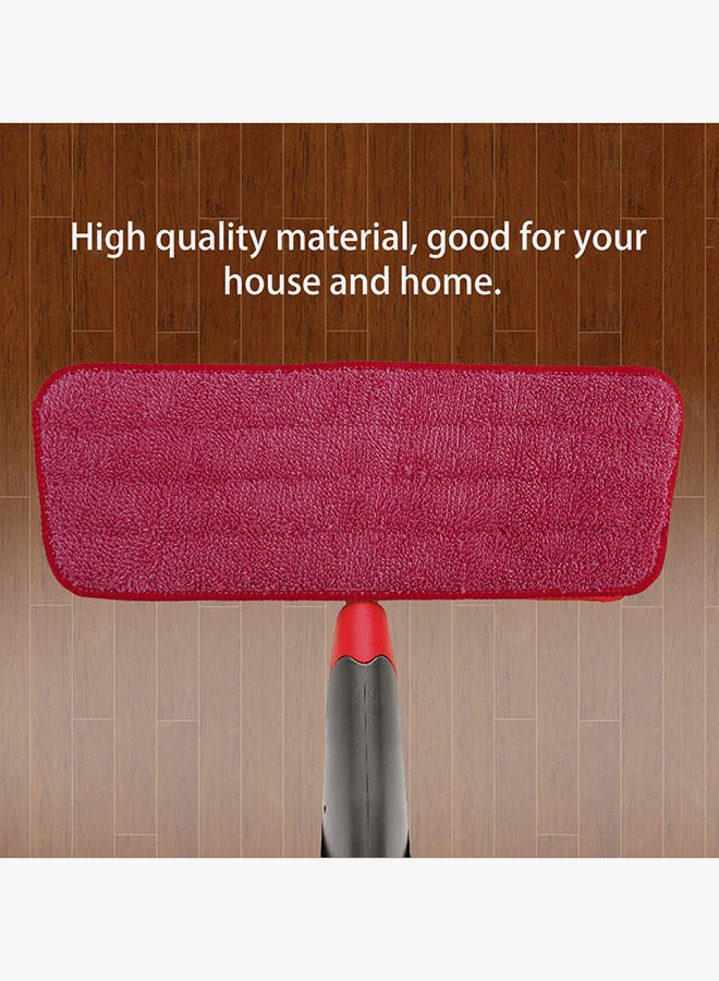 Microfiber Dust Cleaning Mop Red - Image 2