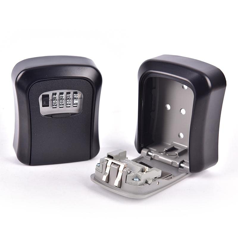 oddpod ™ Combination Key Safe/Key Safe Lock Box Outdoor Storage Box with Code Combination Password Security Lock CH-806 (Black) - Image 3