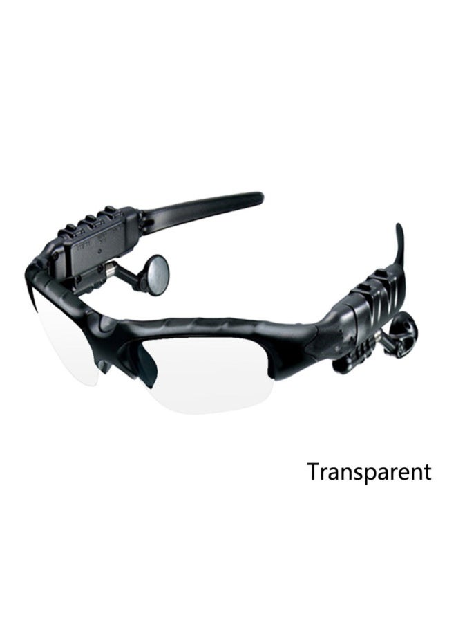 5.0 Card Glasses Listen To Songs Wireless Smart Bluetooth Glasses Headset Sports Polarized Sunglasses Ink Mobile Phone Universal-Color:Transparent - Image 1