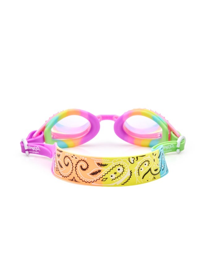 Bling2o Bubble Bath Pink Bandana Kids' Swim Goggles - Image 4