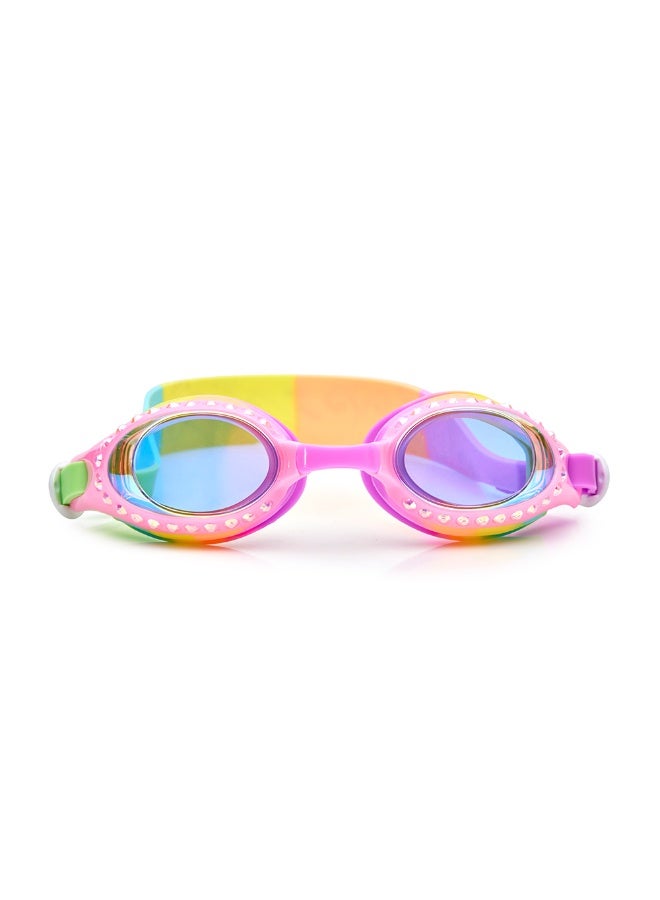 Bling2o Bubble Bath Pink Bandana Kids' Swim Goggles - Image 1