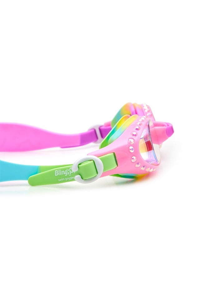Bling2o Bubble Bath Pink Bandana Kids' Swim Goggles - Image 2