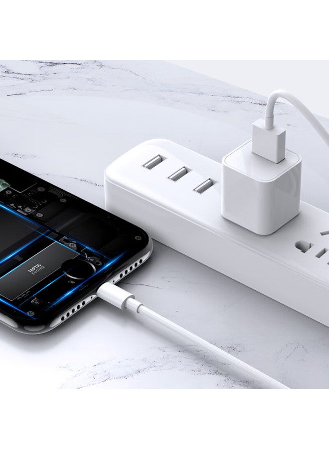 Zitai Apple Data Cable Charging Cord Compatible With Iphone 14/13/12/11/xs/xr/8/7/6 Tablets, Ipad Phone Charger Cable, 1 Meter, White - Image 4