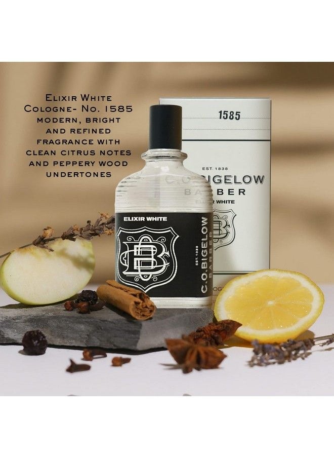 C. O. Bigelow C.O. Bigelow Elixir White Cologne No. 1585 2.5 Fl Oz Cologne For Men Modern Fresh Refined Clean Citrus & Peppery Wood Long Lasting Mens Cologne  - Image 3