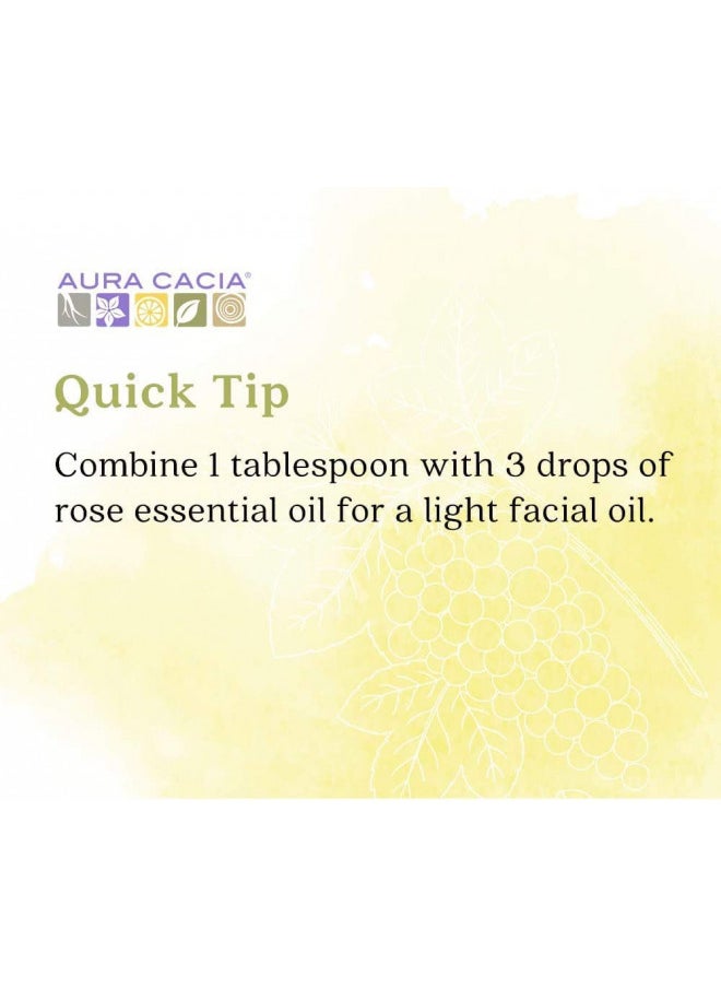 Aura Cacia - Aura Cacia Grapeseed Skin Care Oil | GC/MS Tested for Purity | 118ml (4 fl. oz.) - Image 1