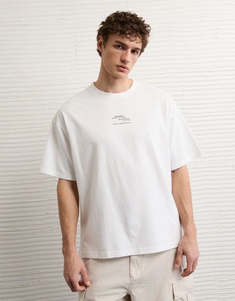 American Eagle AE Boxy Destination Graphic T-Shirt