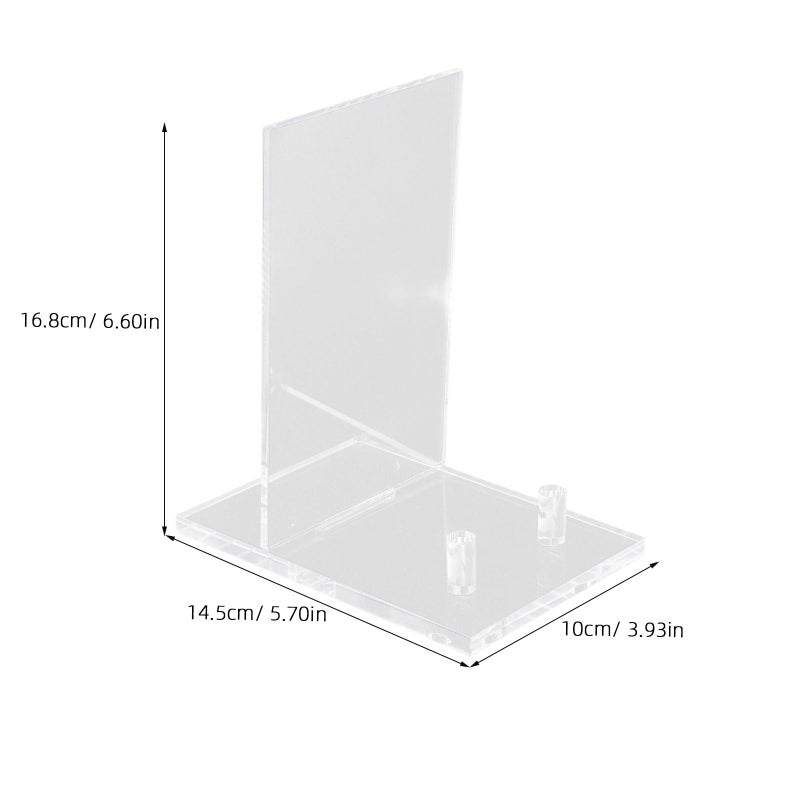 Adjustable Acrylic Easel Stand Display Holder For Photos Books Plates Table Decor - Image 3
