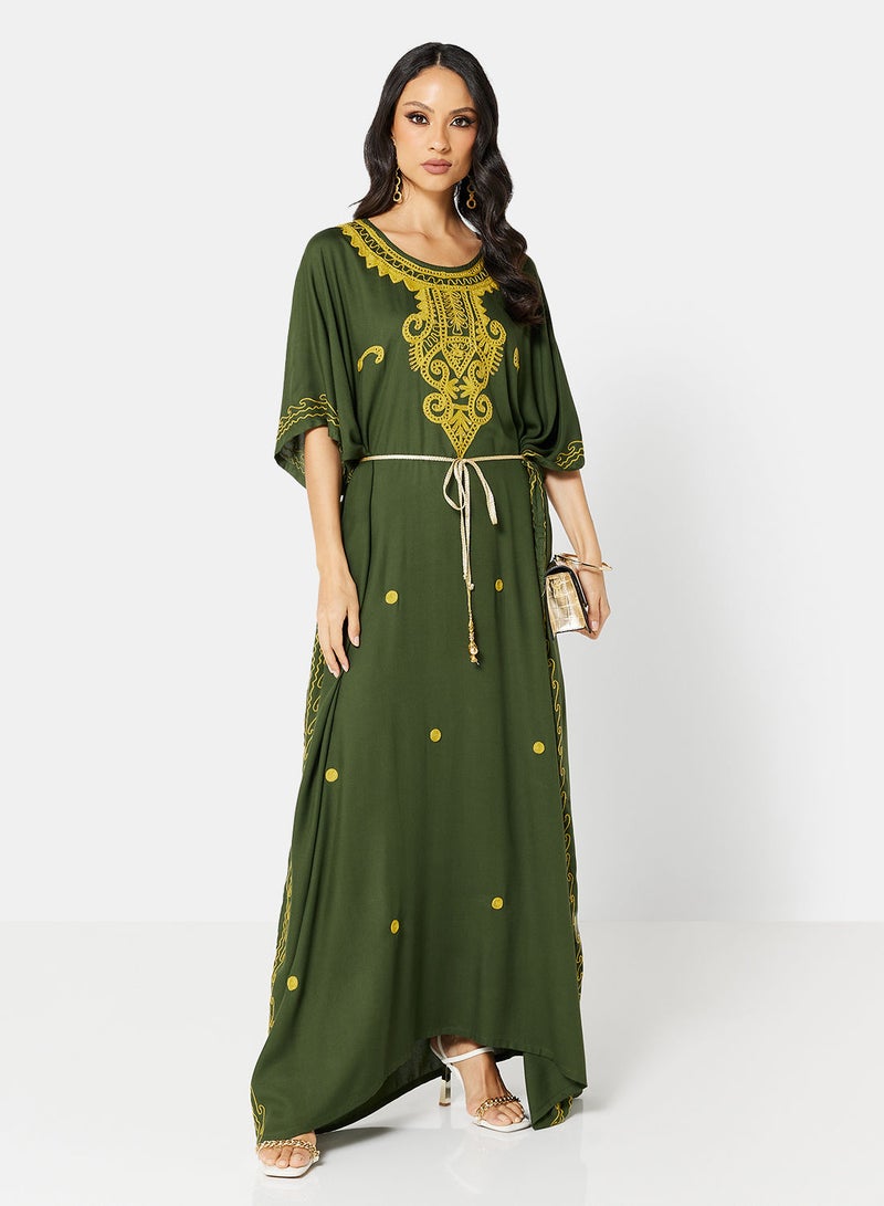 ARABIAN CLOSET EMBROIDERED KAFTAN - Image 3