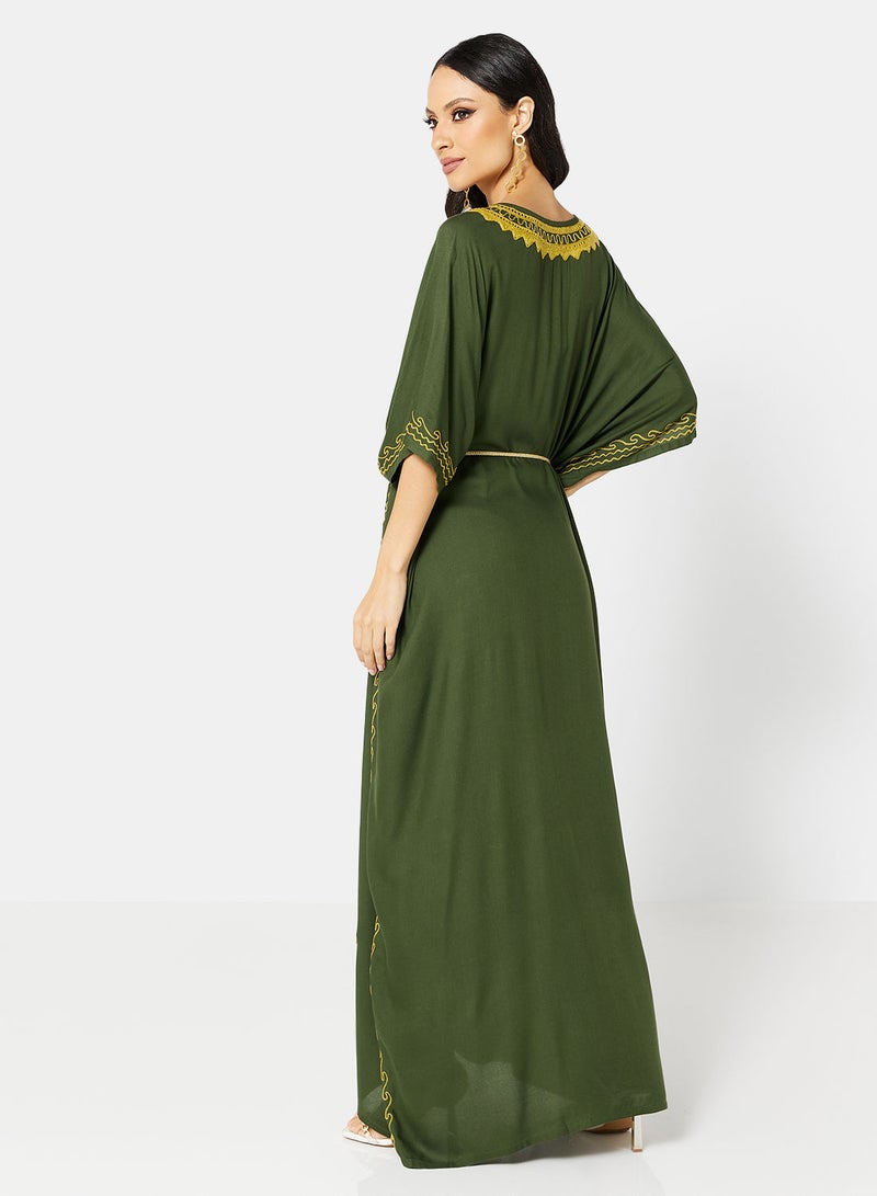 ARABIAN CLOSET EMBROIDERED KAFTAN - Image 2