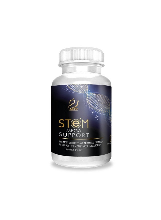ACTIF Stem Cell Mega Support With 15 Factors Nongmo 2 Month Supply Made In Usa - Image 3