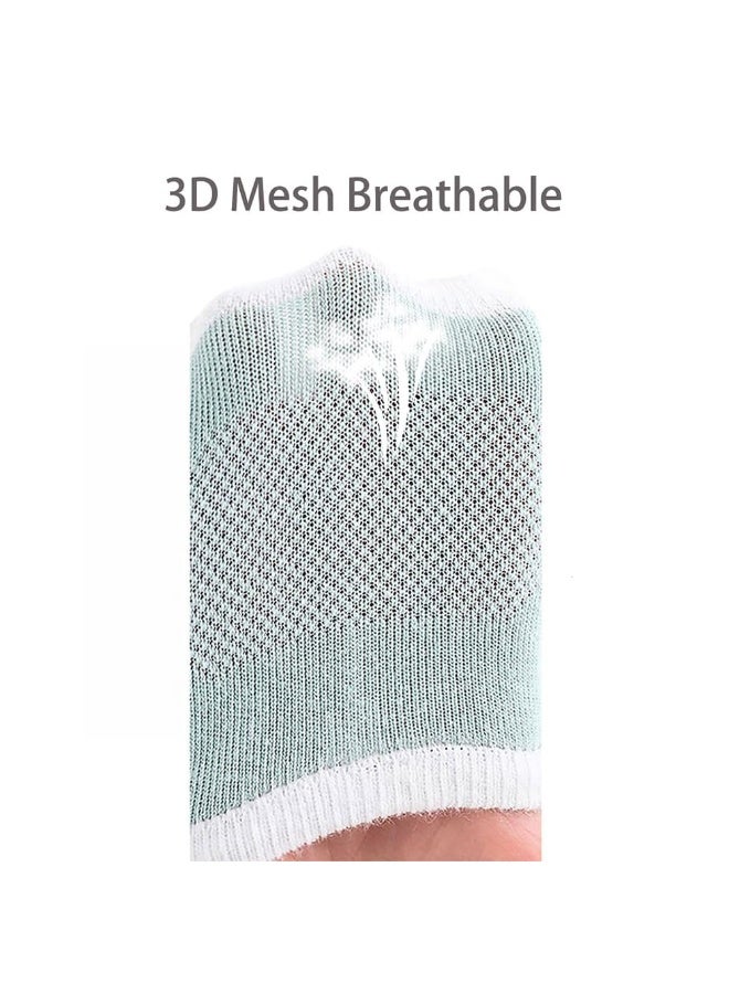 insular 5 Pairs Baby Knee Pad for Crawling, Infant Kneepads,Elastic Leg Warmers, Anti-Slip Leg Protector for Toddler - Image 4