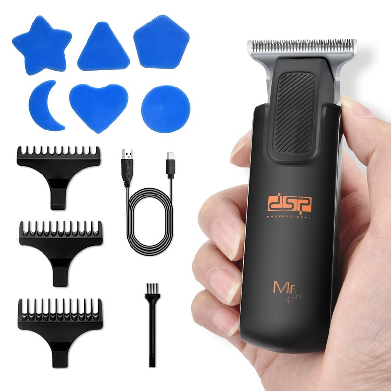 DSP Peanut Cordless Hair Trimmer for Men, High-Speed 7600RPM Clipper, Bald Head & Face Shaver with LED Display, Quick Charge 1.5Hrs & 50Min Runtime - Image 1