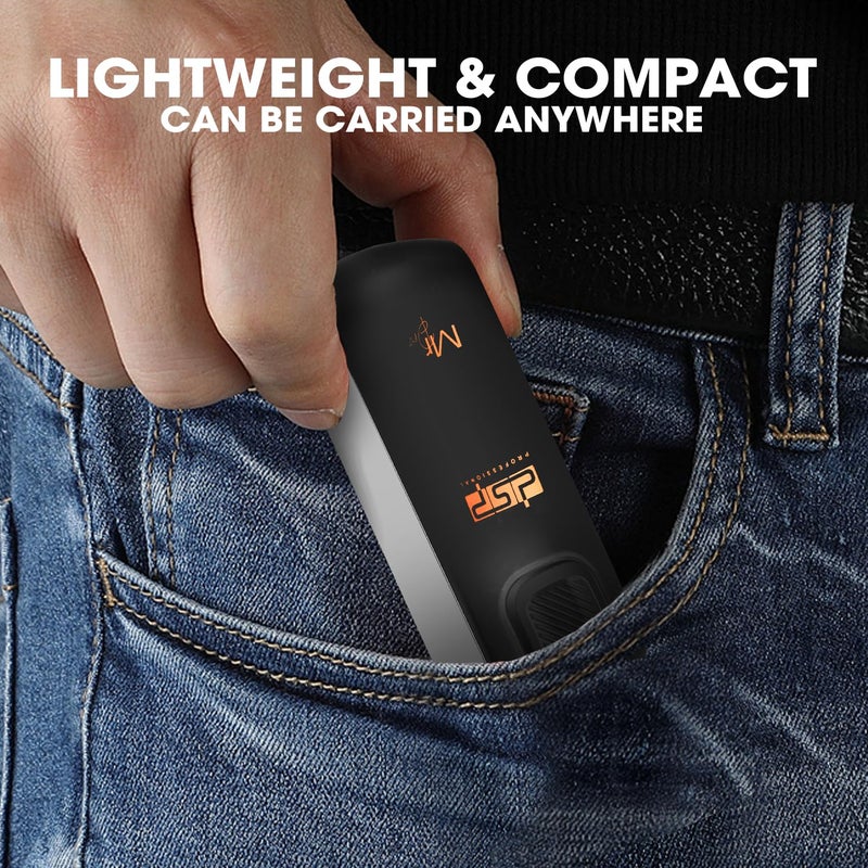 DSP Peanut Cordless Hair Trimmer for Men, High-Speed 7600RPM Clipper, Bald Head & Face Shaver with LED Display, Quick Charge 1.5Hrs & 50Min Runtime - Image 5