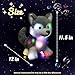 Hopearl LED Musical Stuffed Husky Lighting Up Singing Plush Dog Adjustable Volume Lullaby Animated Soothe Birthday Gifts for Kids Boys Girls Gray 12 - Image 4