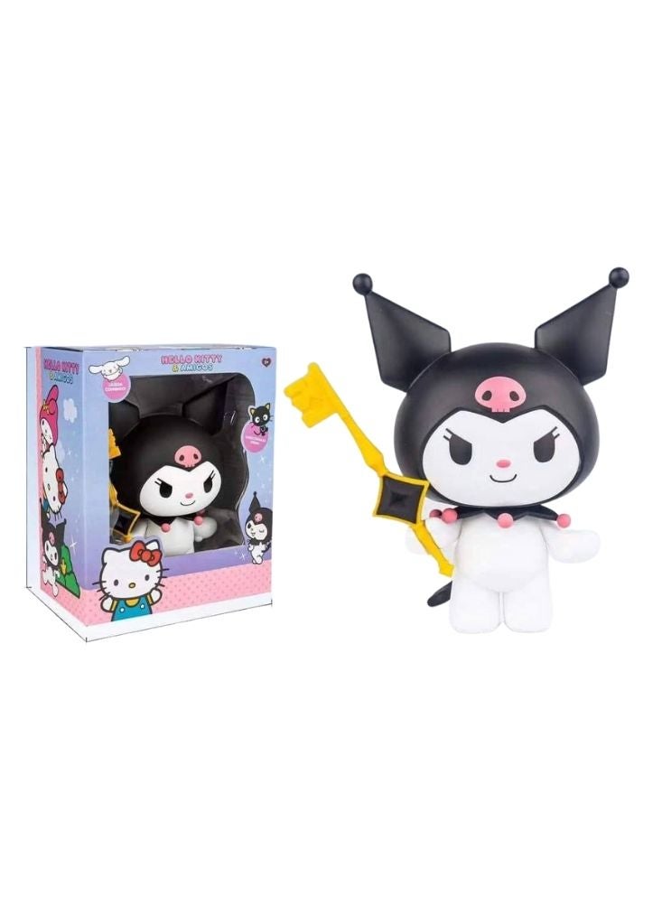 Premium Kuromi Character Action Figure with Key Staff Accessory and Display Box – Premium Cartoon Collectible Toy - Image 4