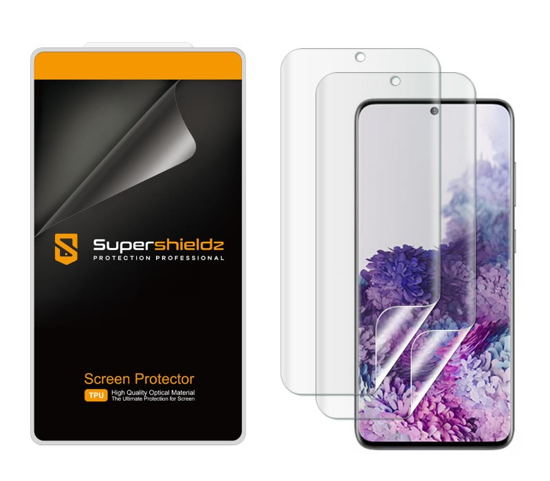 Supershieldz (2 Pack) Designed for Samsung Galaxy S20 5G / S20 5G UW Screen Protector, High Definition Clear Shield (TPU) - Image 5