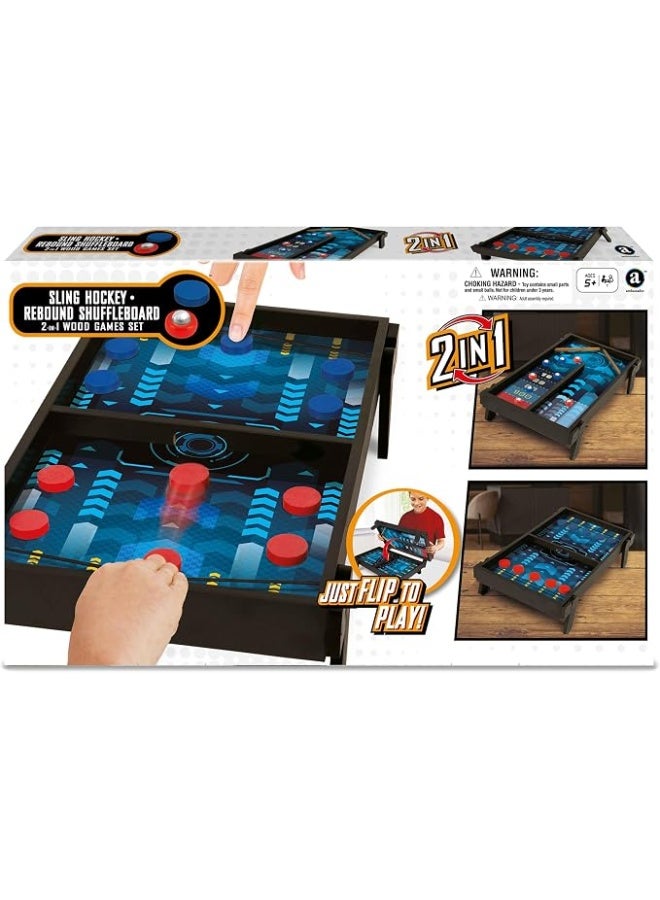 Ambassador 2 in 1 Sling Hockey & Rebound shuffleboard - Image 1