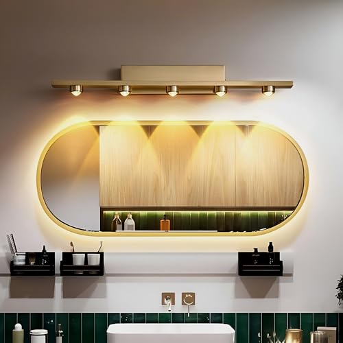 FILLISKA® LED Mirror/Picture/Vanity Light with Warmwhite Light and Luxurious Gold Finish (Luxurious Gold-8672)(2 Year Warranty) - Image 4