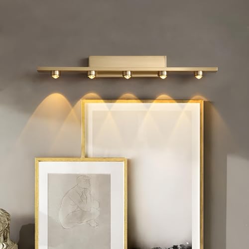 FILLISKA® LED Mirror/Picture/Vanity Light with Warmwhite Light and Luxurious Gold Finish (Luxurious Gold-8672)(2 Year Warranty) - Image 5
