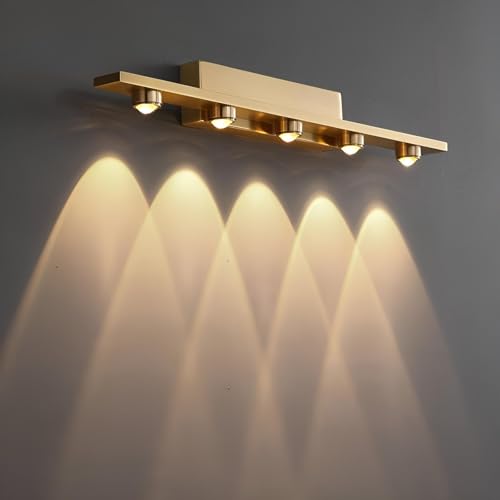 FILLISKA® LED Mirror/Picture/Vanity Light with Warmwhite Light and Luxurious Gold Finish (Luxurious Gold-8672)(2 Year Warranty) - Image 1