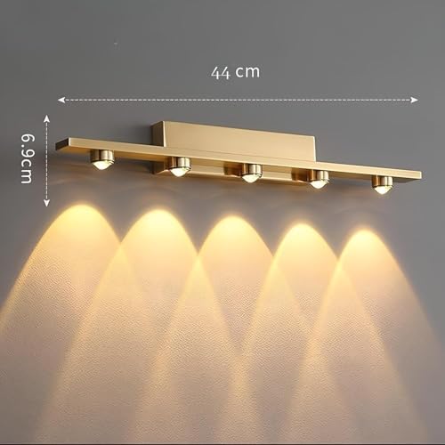 FILLISKA® LED Mirror/Picture/Vanity Light with Warmwhite Light and Luxurious Gold Finish (Luxurious Gold-8672)(2 Year Warranty) - Image 3