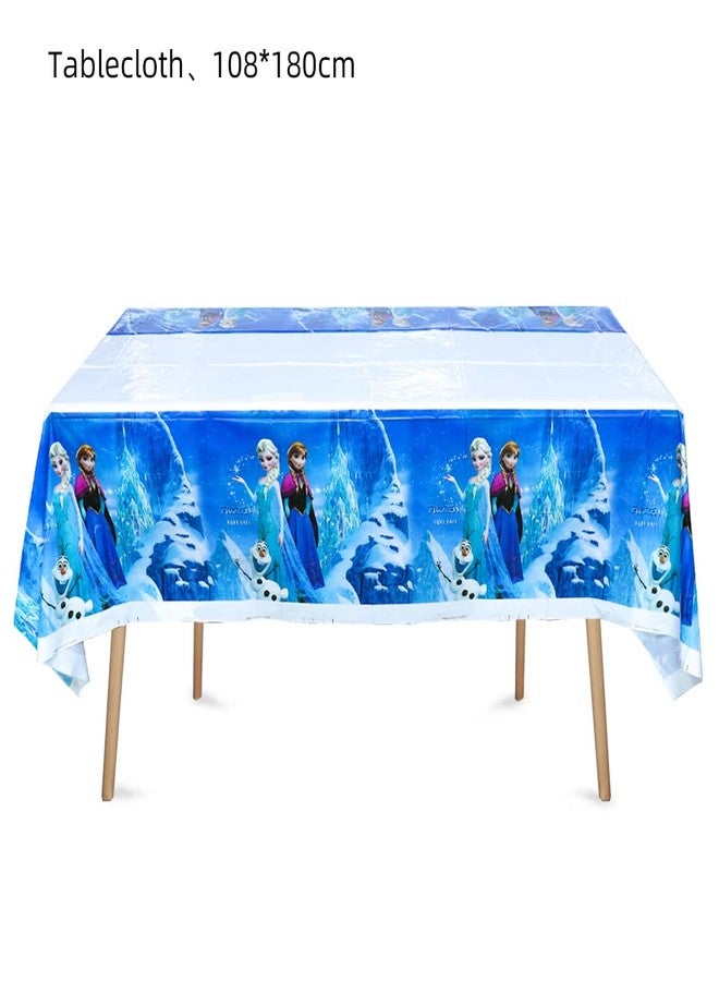 Losede 2pcs Birthday Party Tablecloth Table Cover, Birthday Supplies Decorations (Style 1) - Image 2