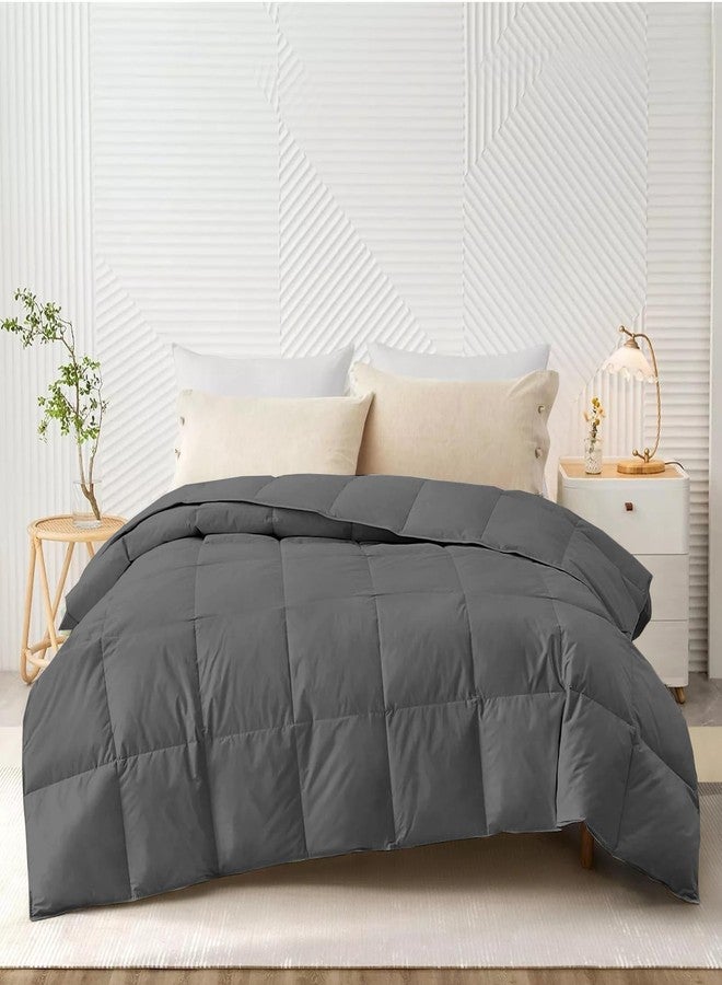 AYANSHI BEDDING Hotel Collection All Season 120 GSM Ac Comforter/Ac Blanket/Ac Duvet Double Bed Comforter (90" X 100" Inches) - Double Bed Comforter - Dark Grey Color - Image 1