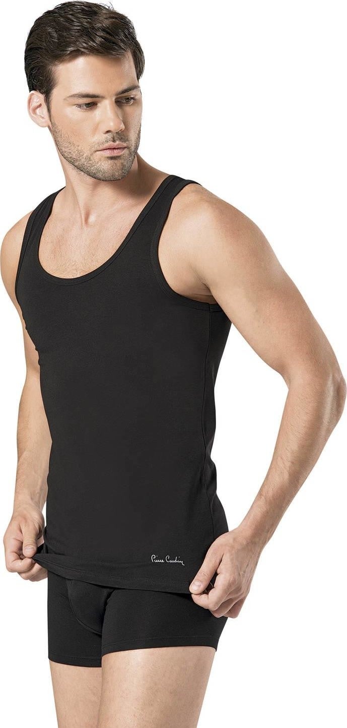 pierre cardin Written Men's Stretch Athlete Boxer Underwear Set Black  - Image 2