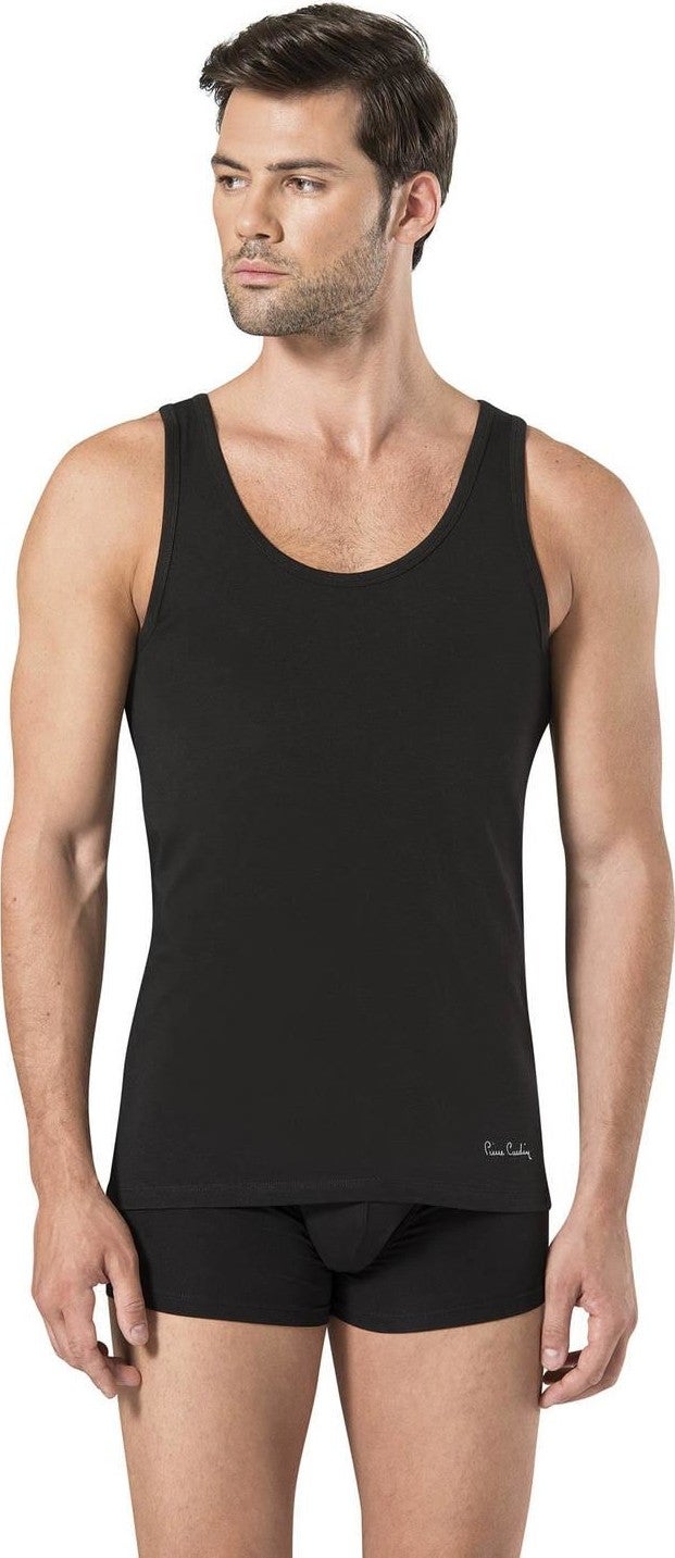 pierre cardin Written Men's Stretch Athlete Boxer Underwear Set Black  - Image 1