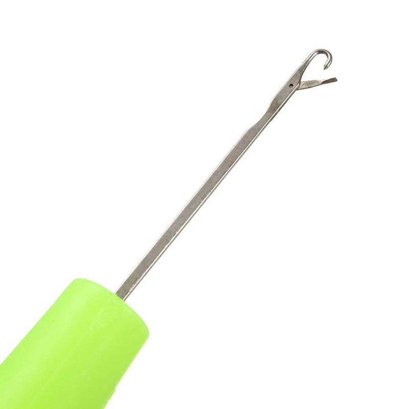 Gircss 2Pcs Latch Hook Tool, Latch Hook Crochet Needle for Micro Braids, Hair Extension, Feather and Carpet - Image 4