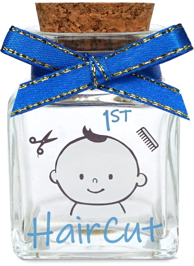 HAMUIERS - HAMUIERS First Haircut Keepsake Holder, First Curl Keepsake Box for Kids Baby Keepsake Box Baby Shower for Babies to Keep The Childhood Memory - Boy - Image 1